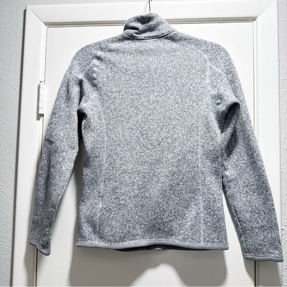Patagonia Better Sweater Fleece Jacket Burch White Grey Size Small - Picture 7 of 14